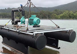 Custom pump floats and Pontoons - JAG Poly Maintenance Services - On site pipe repairs, Scheduled maintenance service, Plant shut down services, Emergency breakdown, PE tank repairs